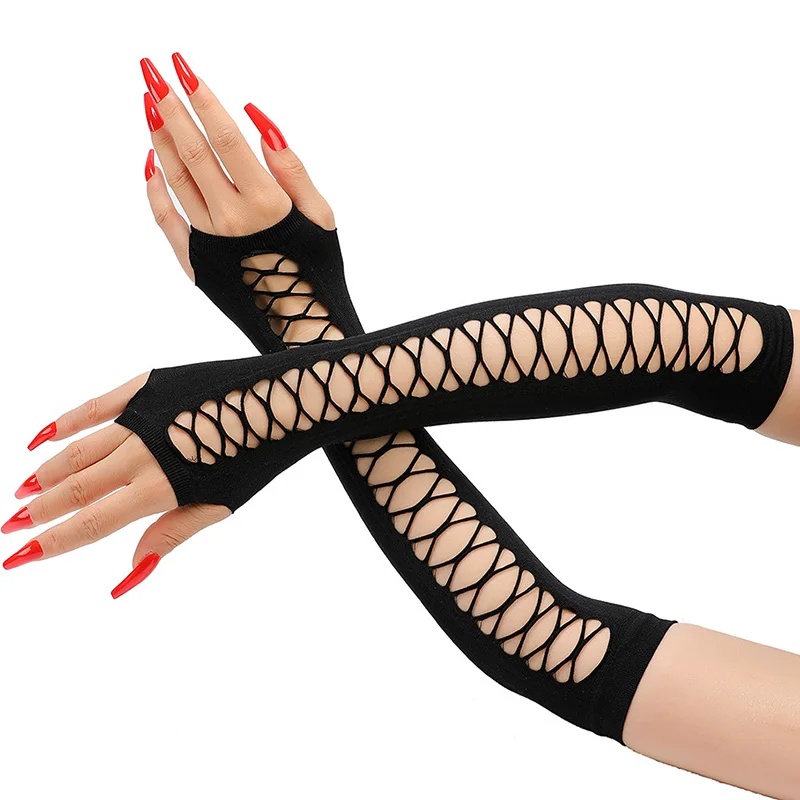Women's Long Lace Gloves, Fing - Fingerless Glove Knit recension och pris
